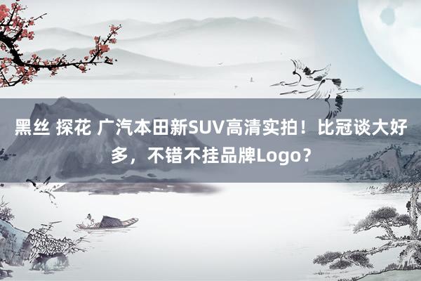 黑丝 探花 广汽本田新SUV高清实拍！比冠谈大好多，不错不挂品牌Logo？